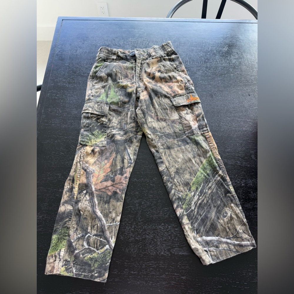 KIDS MOSSY OAK REAL TREE CARGO PANTS
